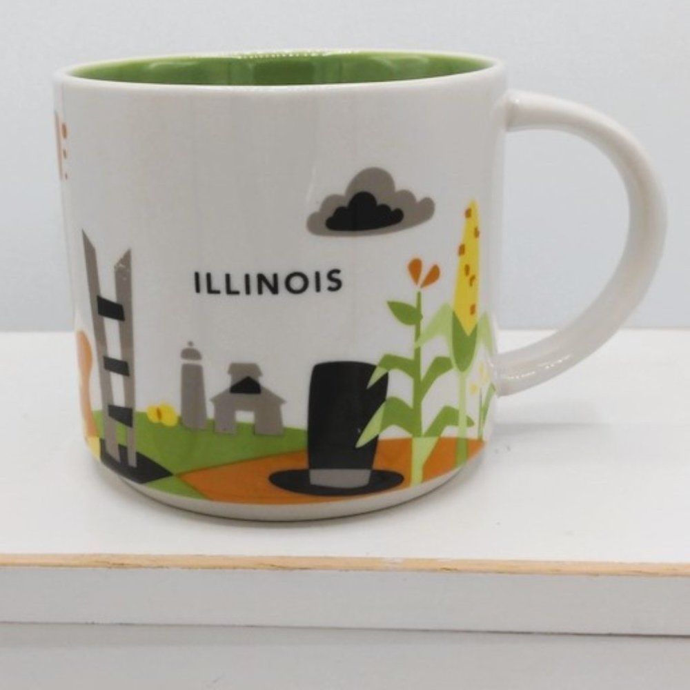 Illinois Starbucks You Are Here Collection 14oz. Coffee Mug